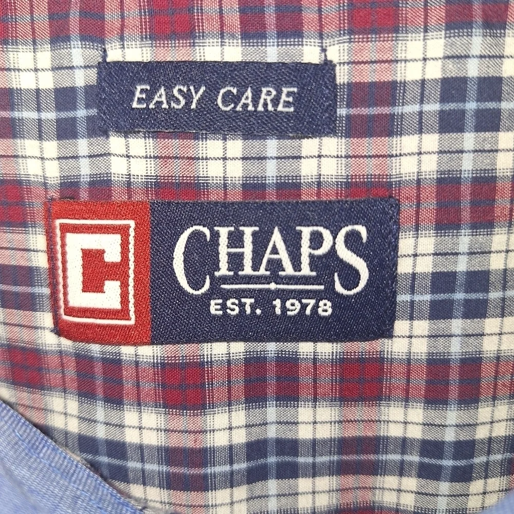 Chaps Easy Care Long Sleeve Button-down Shirts (3) In A Size XL.